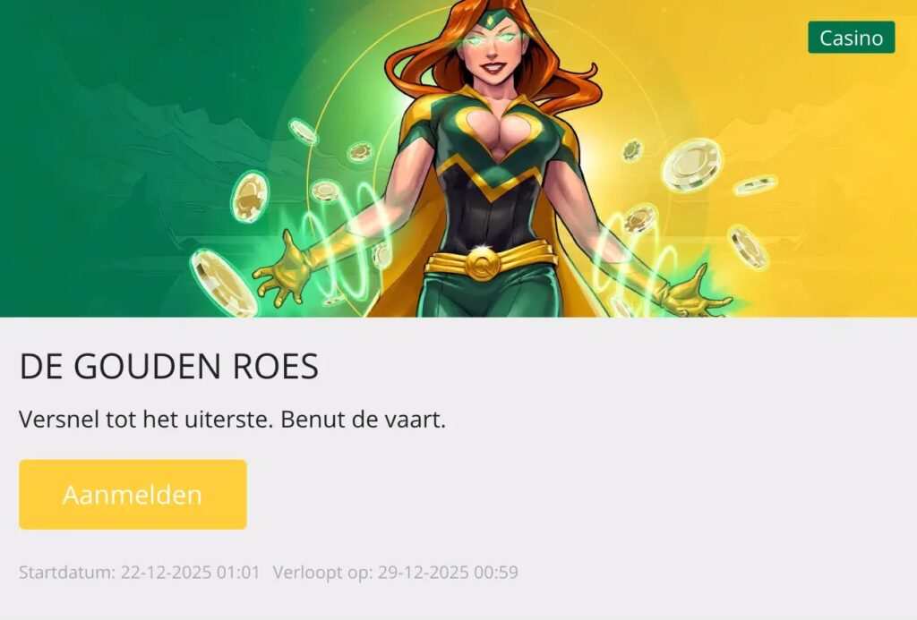 De Gouden Roes
Versnel tot het uiterste. Benut de vaart.